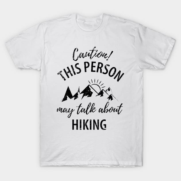 Mountains Hiking T-Shirt by Johnny_Sk3tch